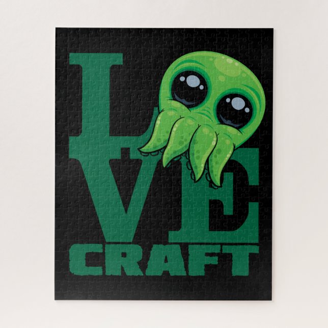 Puzzle Lovecraft Baby Cthulhu Design - Éffrayant mignon A (Vertical)