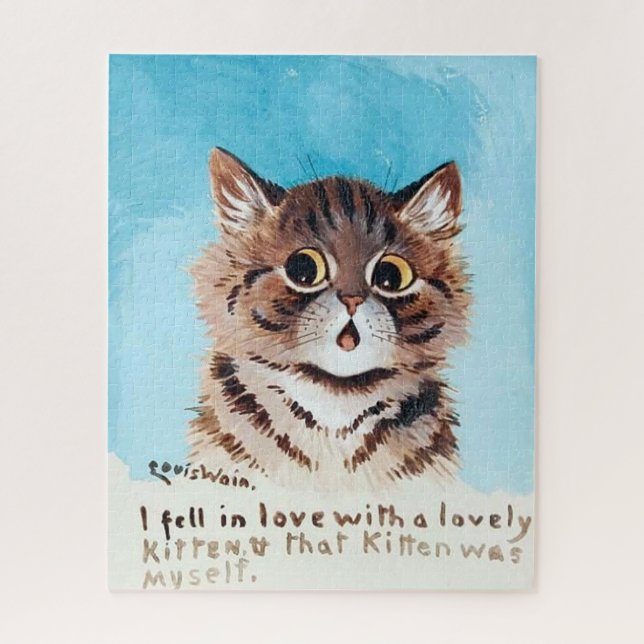 Puzzle Lovely Kitten, Louis Wain (Vertical)