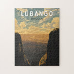 Puzzle Lubango Angola Travel Art Vintage<br><div class="desc">Lubango design de déplacement vectoriel rétro. Lubango,  en Angola,  est une ville à couper le souffle entourée de montagnes et connue pour ses paysages spectaculaires,  dont l'emblématique Tundavala Gap et le sinueux col de la Serra da Leba.</div>