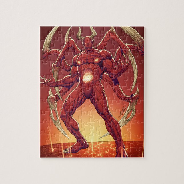 Puzzle Lucifer le diable, prince d'obscurité, Satan (Vertical)
