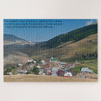 Puzzle Lukomir Bosnie Village de montagne Grand