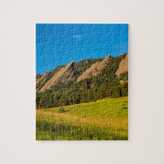Puzzle Lumière d'or de lever de soleil de Boulder le (Vertical)