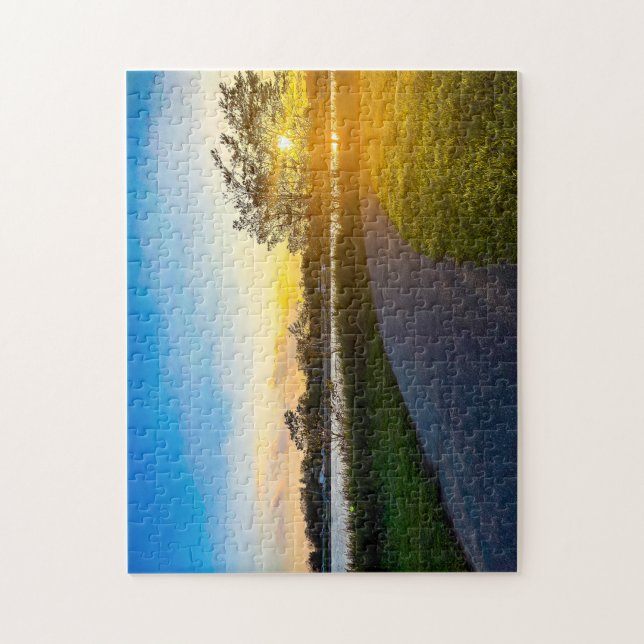 Puzzle Lumière d'une heure d'or sur Charles Park (Vertical)