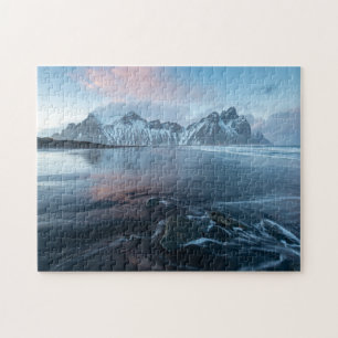 Puzzle Lumière extraordinaire en Islande Stokksnes,