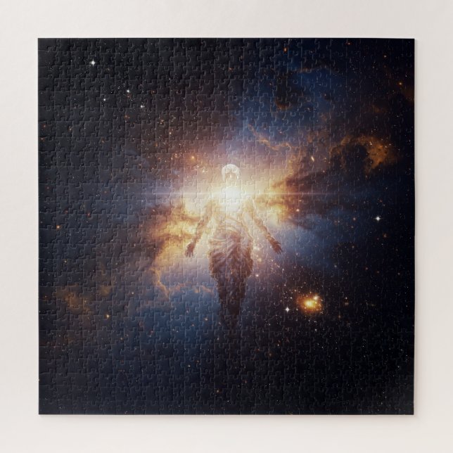 Puzzle Lumière Spirituelle Transparente dans l'espace ext (Vertical)