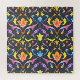 Puzzle Luminosité baroque : Charme Vintage coloré.