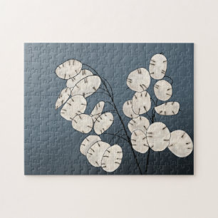 Puzzle Lunaria Argent Dollar Argent Plante Art Imprimer