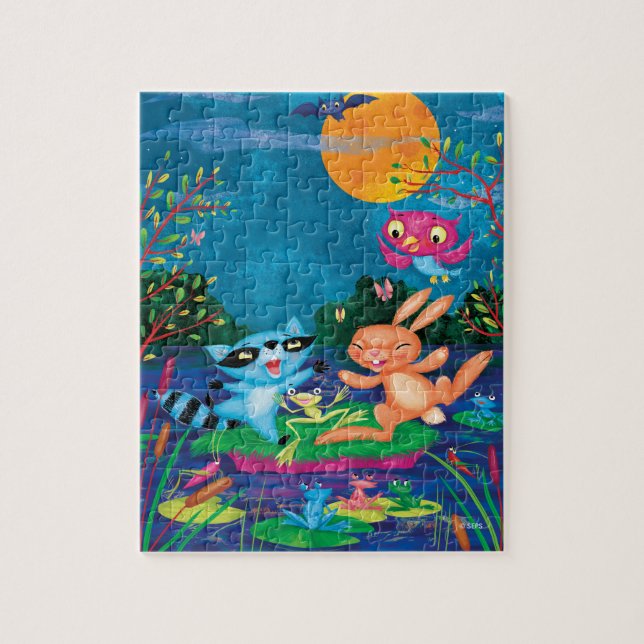 Puzzle Lune d'automne (Vertical)