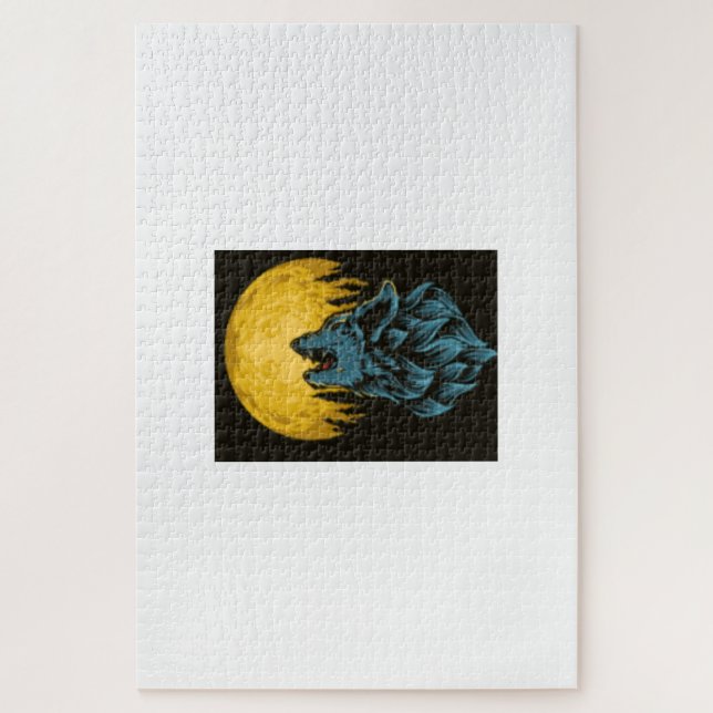 Puzzle Lune du loup (Vertical)