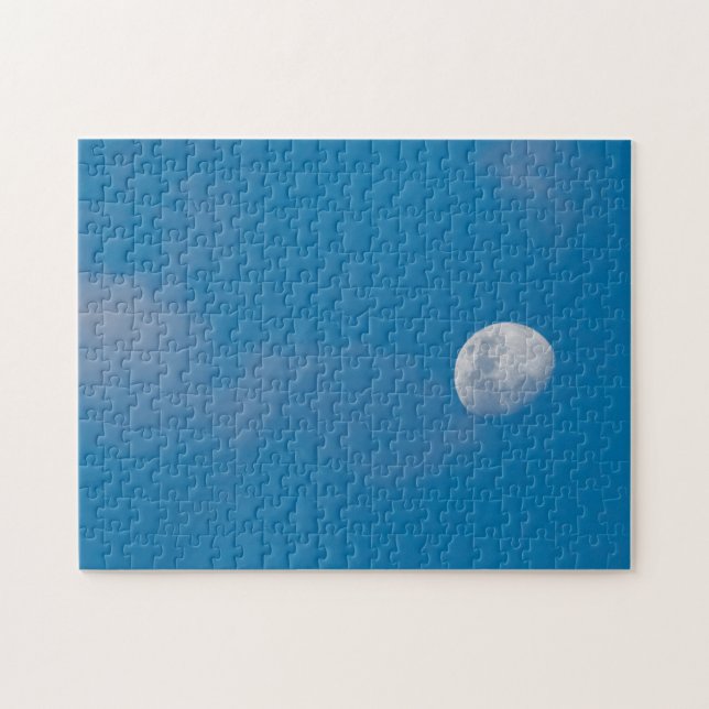 Puzzle Lune du matin | Zambie, Afrique (Horizontal)