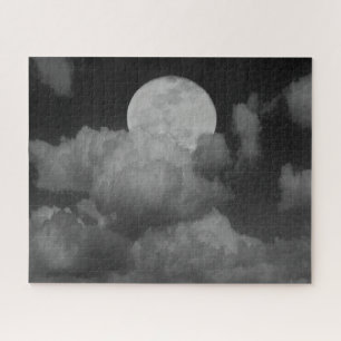 Puzzle Lune et nuages sur le Kansas
