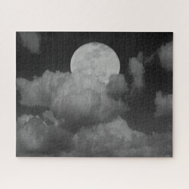Puzzle Lune et nuages sur le Kansas (Horizontal)
