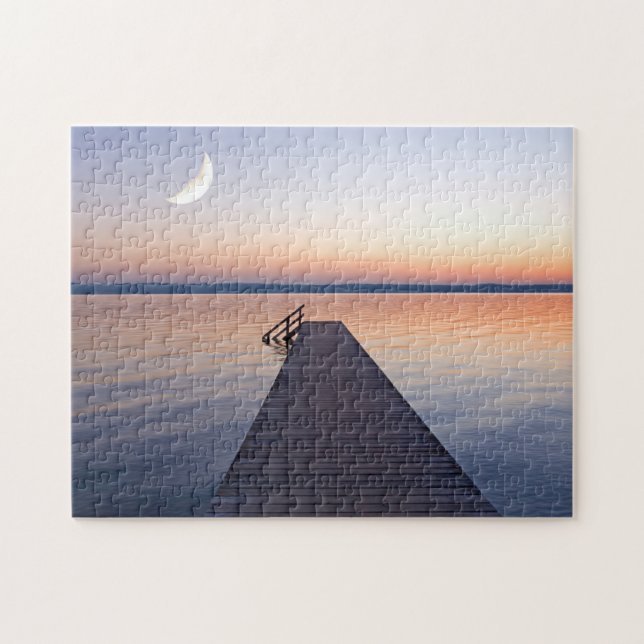 Puzzle Lune sur la passerelle de Buscharner | Lac de Star (Horizontal)