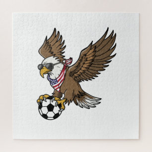 Puzzle Lunettes de soleil aigle de football USA cool vint