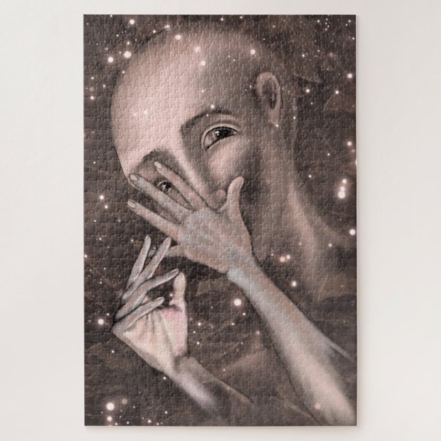 Puzzle L'univers des vues - Art Peintre Abstrait (Vertical)