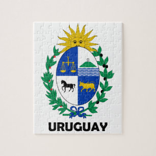 Puzzle L'URUGUAY - emblème/drapeau/manteau des