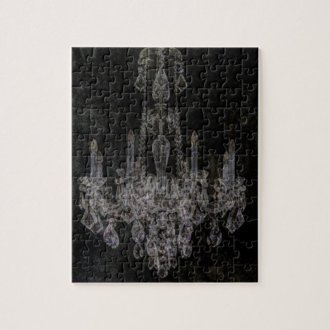 Puzzle Lustre affligé gothique de vampire vintage (Vertical)