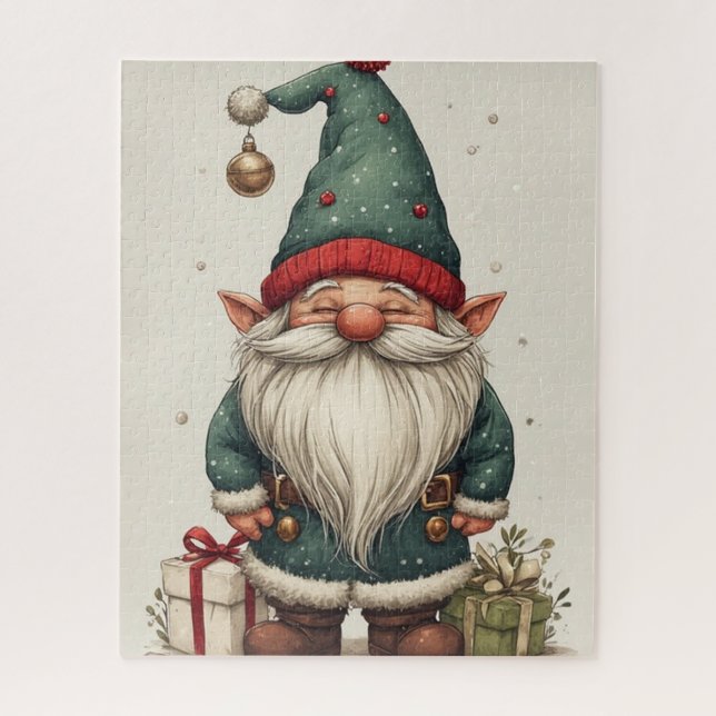 Puzzle Lutin de la saison des fêtes  (Vertical)