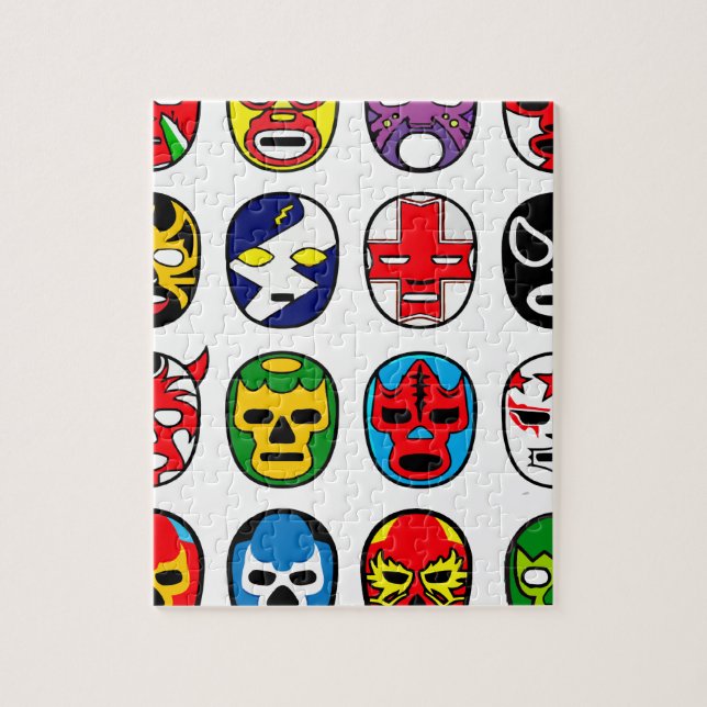 Puzzle Lutte mexicaine de lutteur de masque de Lucha (Vertical)