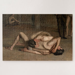 Puzzle Lutteurs (par Thomas Eakins)