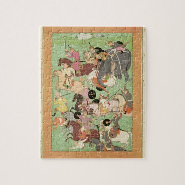 Puzzle Luttez entre les forces de l'Iran et Turan, illus (Vertical)