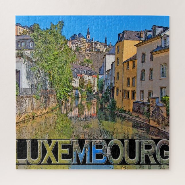 Puzzle Luxembourg (Vertical)