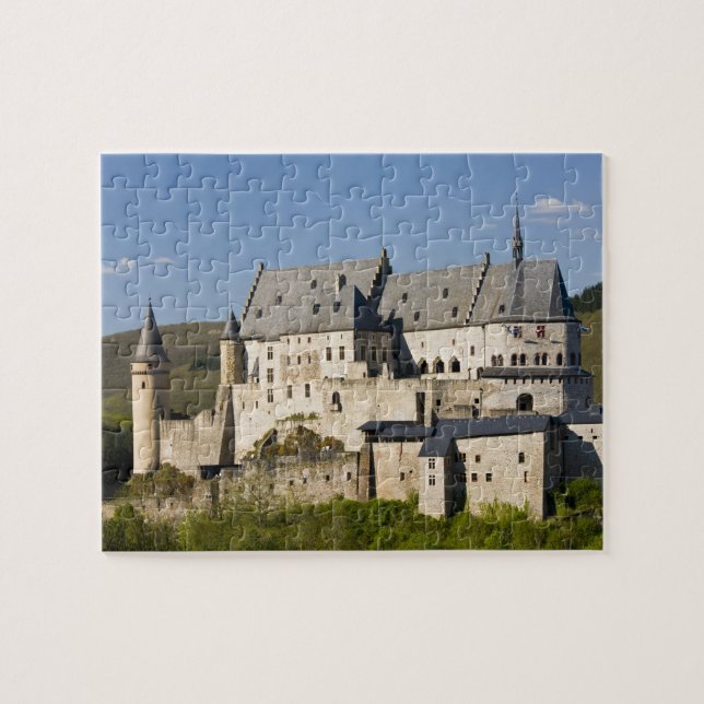 Puzzle Luxembourg, Vianden. Château de Vianden (b. 15e (Horizontal)
