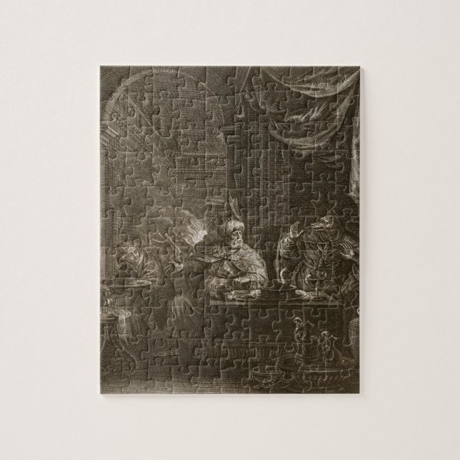 Puzzle Lycaon a métamorphosé dans un loup, 1731 (la (Vertical)