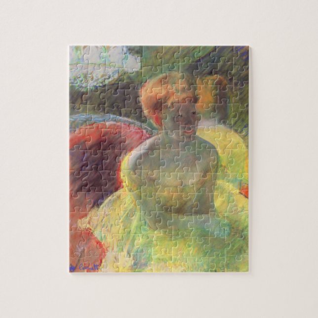 Puzzle Lydia de Cassatt s'appuie sur son planificateur d' (Vertical)