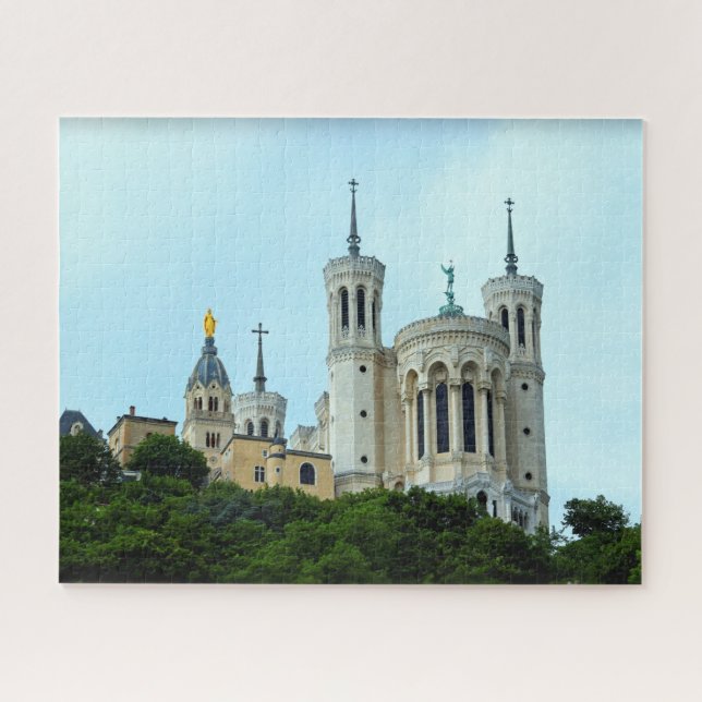 Puzzle Lyon France Basilica - 16x20 - 520 pcs (Horizontal)