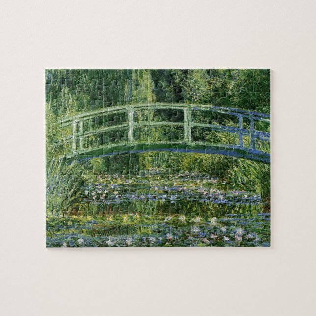Puzzle Lys à eau Claude Monet et pont japonais (Horizontal)