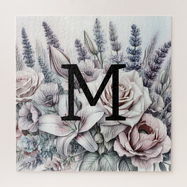 Puzzle Lys de lavande rose (Vertical)