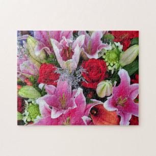 Puzzle Lys et roses