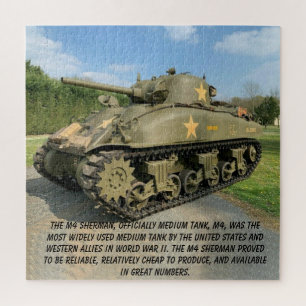 PUZZLE M4 SHERMAN TANK  