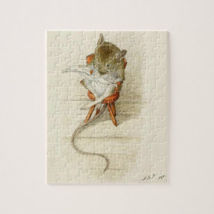 Puzzle M. Dormouse lit le journal