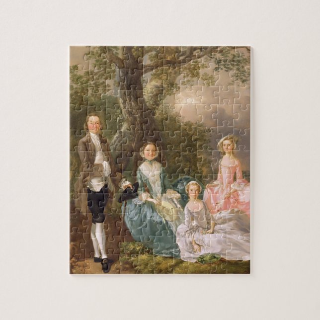 Puzzle M. et Mme John Gravenor et leurs filles, Eliz (Vertical)