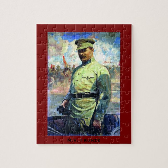 Puzzle M. Frunze - officier soviétique, Armée rouge - CCC (Vertical)