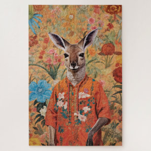 Puzzle M. Kangaroo dans son jardin