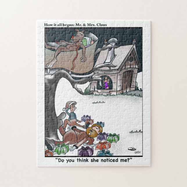 Puzzle M. & Mme Claus Comment tout a commencé Jigsaw Puzz (Vertical)