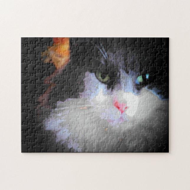 Puzzle M. Pink le chat (Horizontal)
