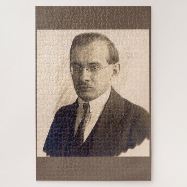 Puzzle M. Scientifique des années 1920 (Vertical)