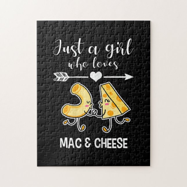 Puzzle Mac & Cheese Shirt Funny Mac and Cheese Lover Gift (Vertical)