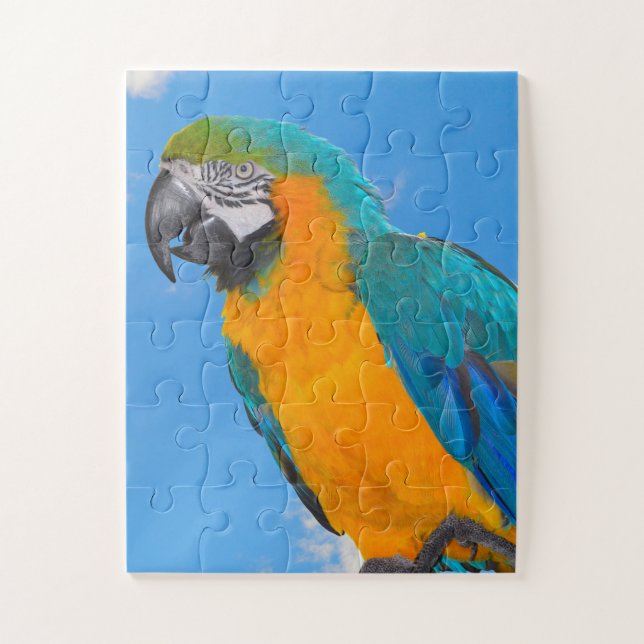 Puzzle Macao bleu et jaune (Vertical)