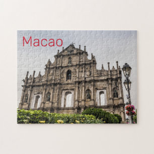 Puzzle Macao Ruin de l'Eglise St Paul's Souvenir de Chine