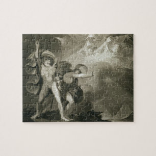 Puzzle Macbeth, Banquo et les trois sorcières sur la