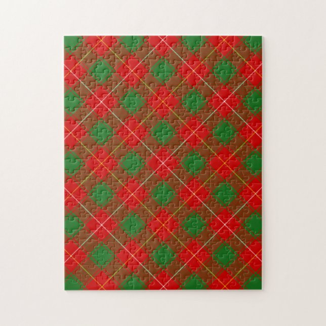 Puzzle Macfie McPhee Tartan Plaid Motif (Vertical)