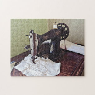 Puzzle Machine à coudre ancienne vers 1900