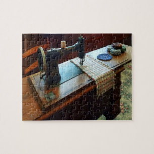 Puzzle Machine à coudre et pelotes à épingles