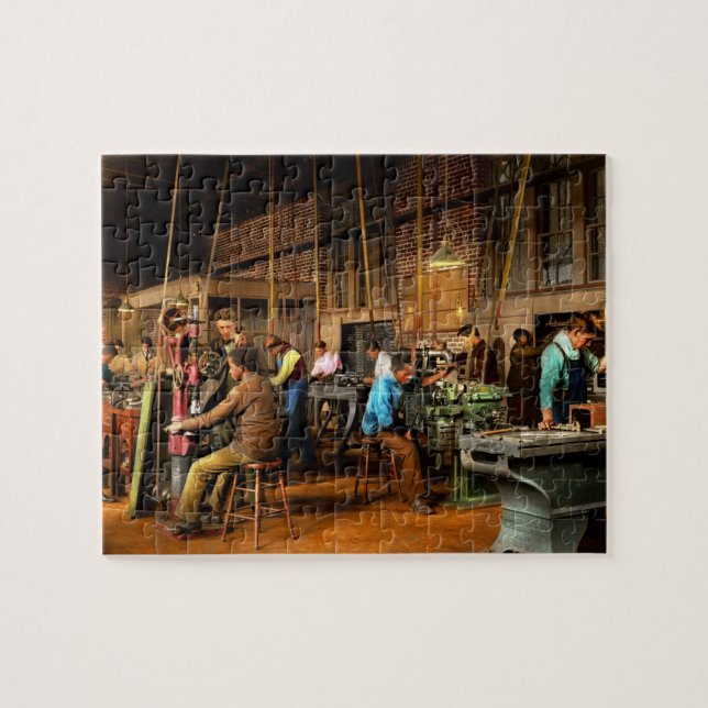 Puzzle Machiniste - Formation - École de machinistes 1899 (Horizontal)