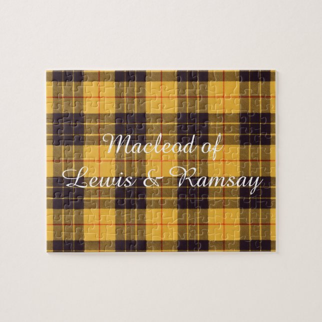 Puzzle Macleod de tartan d'écossais de Lewis et de plaid (Horizontal)